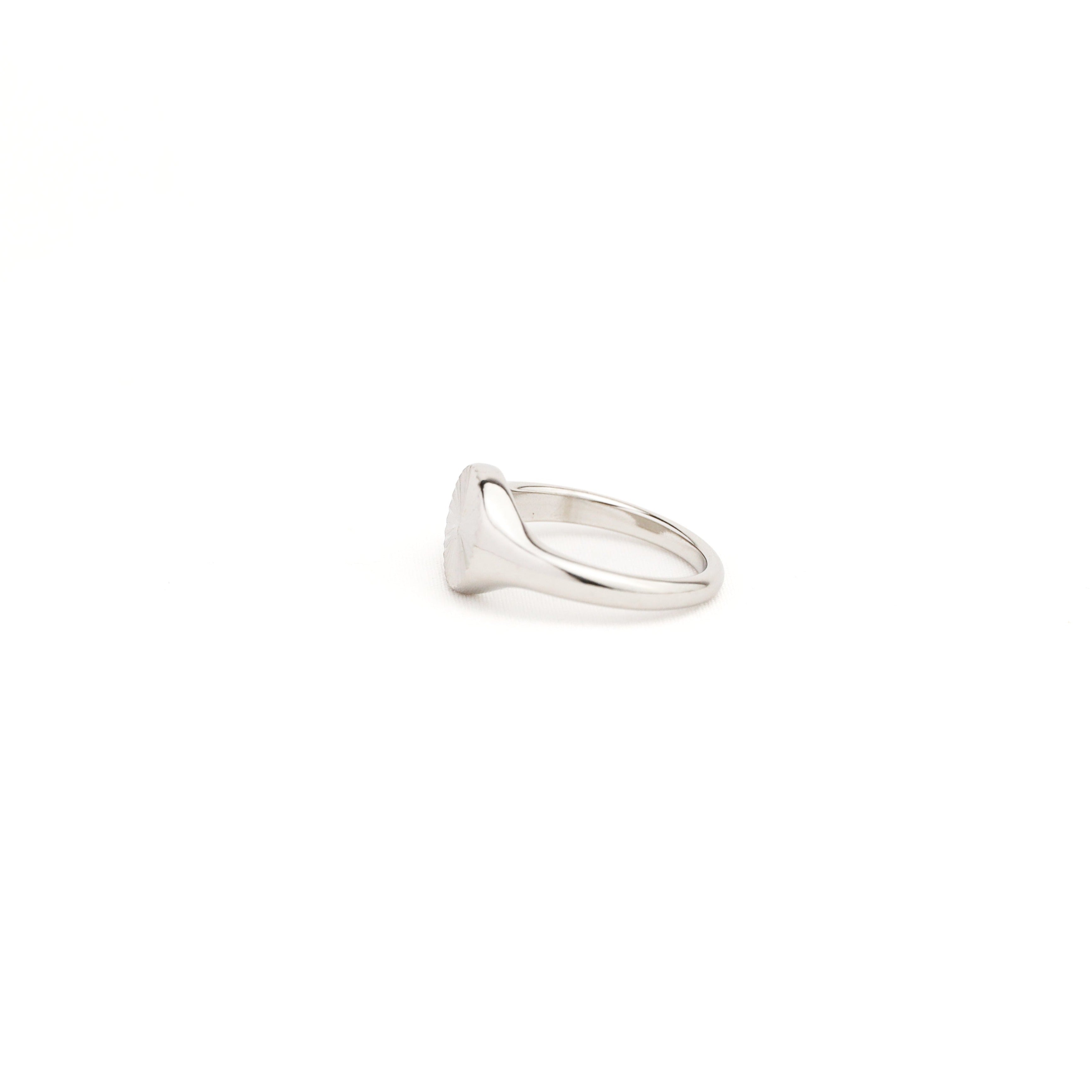 Small Face Spiral Ring