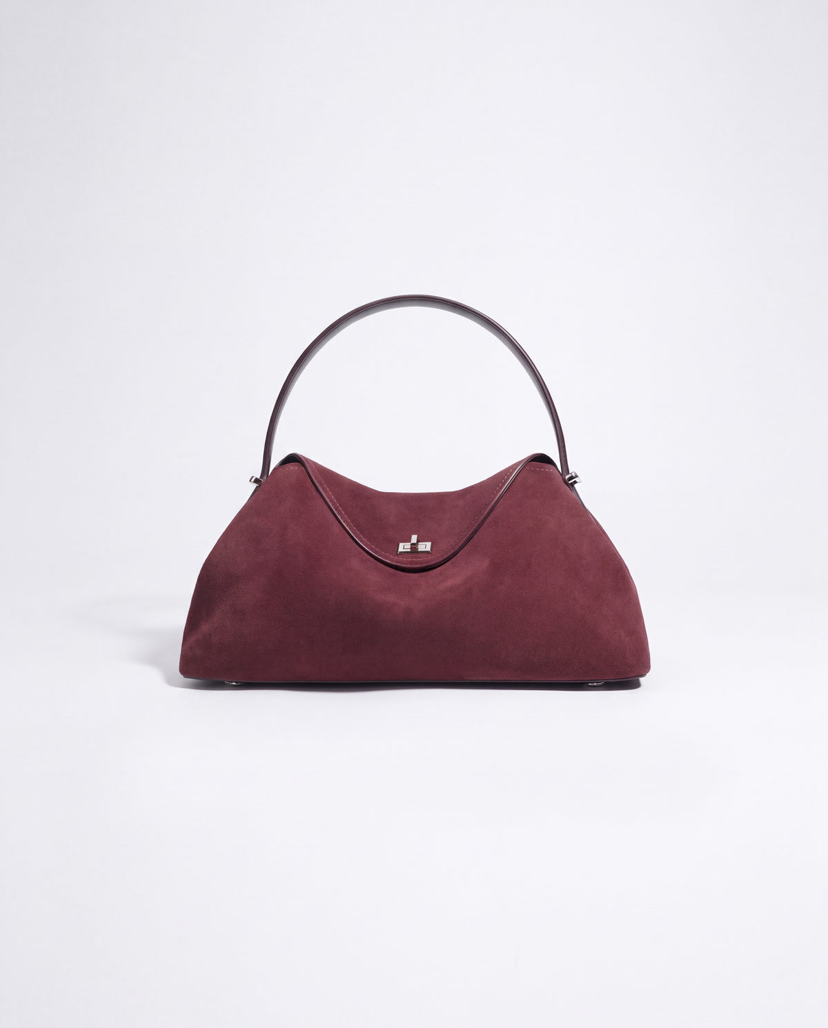 Bowler bag in Burgundy – front view