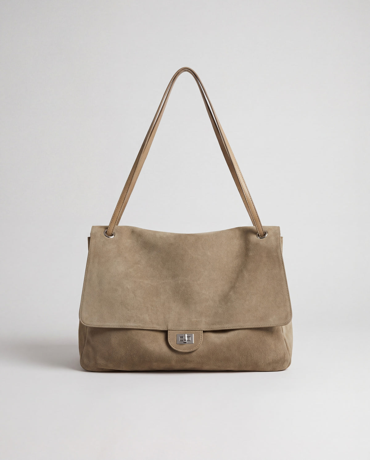 Brio Large bag in Khaki – front view