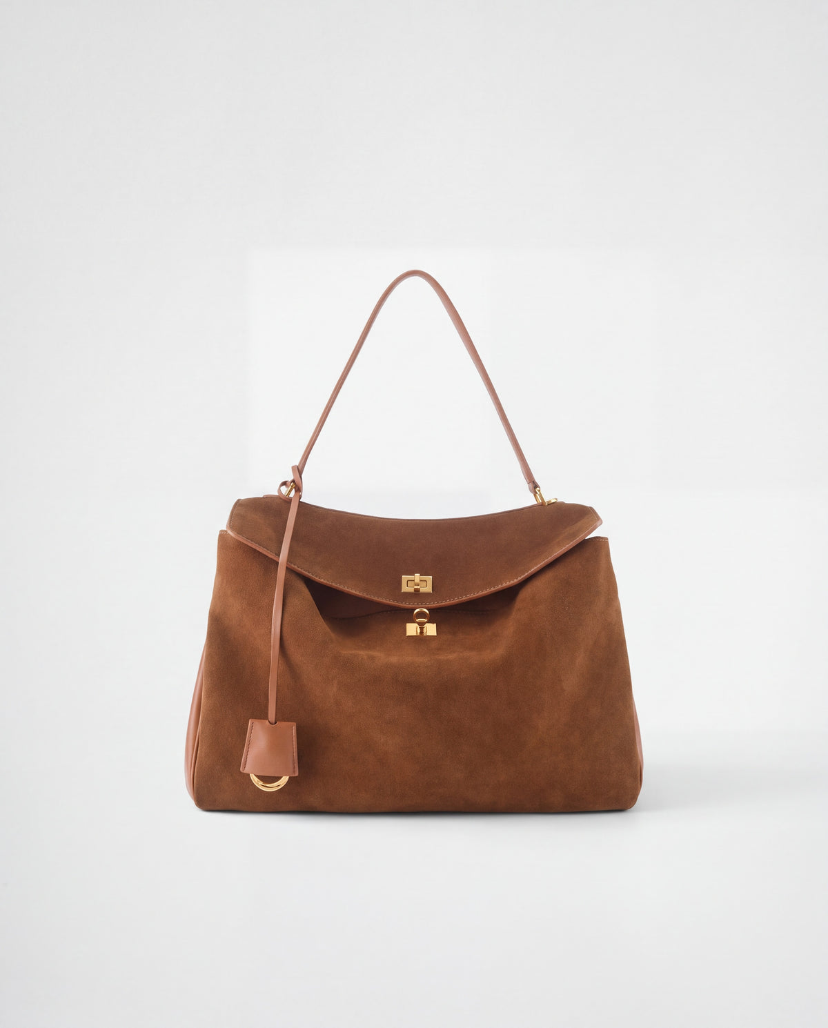 Dolce Small bag in Cognac – front view