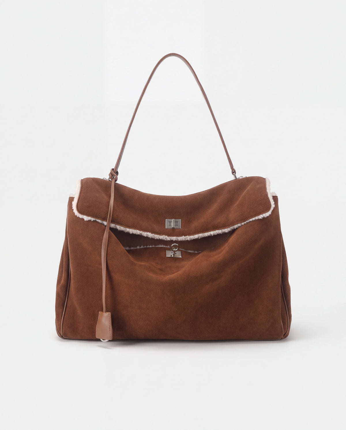 Dolce Large bag in Brown – front view