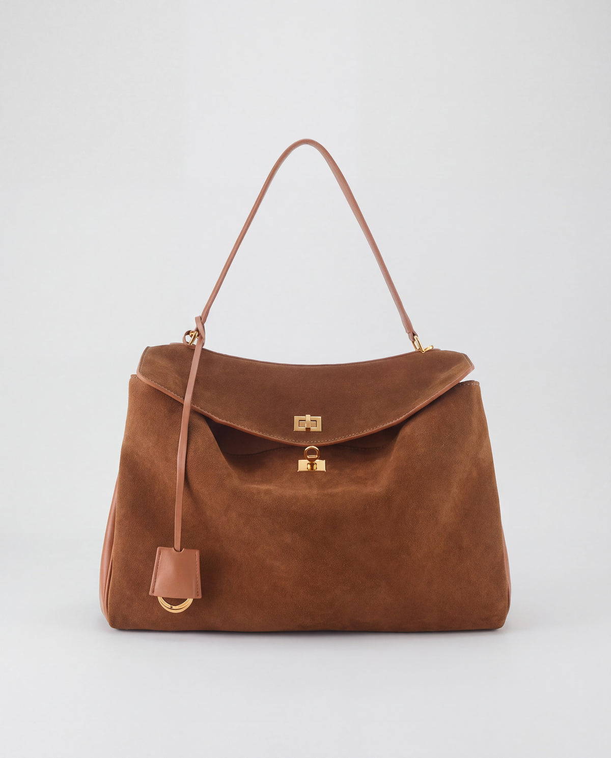 Dolce Medium bag in Cognac – front view