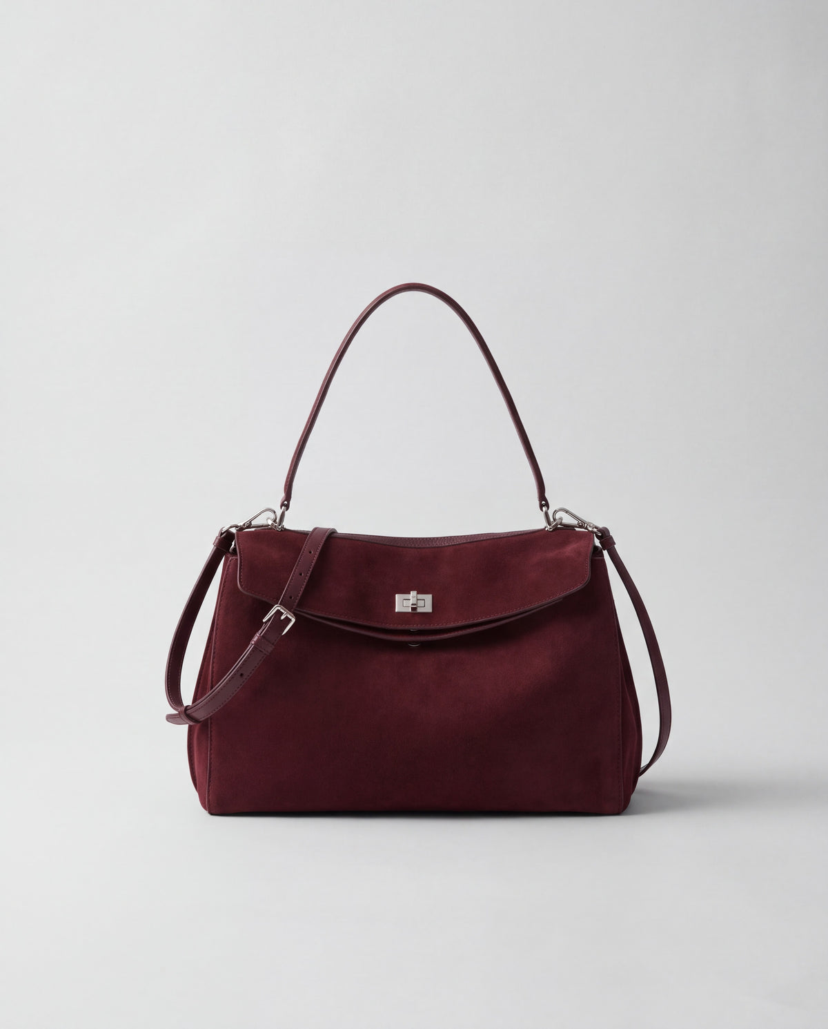 Dolce Medium bag in Wine – front view
