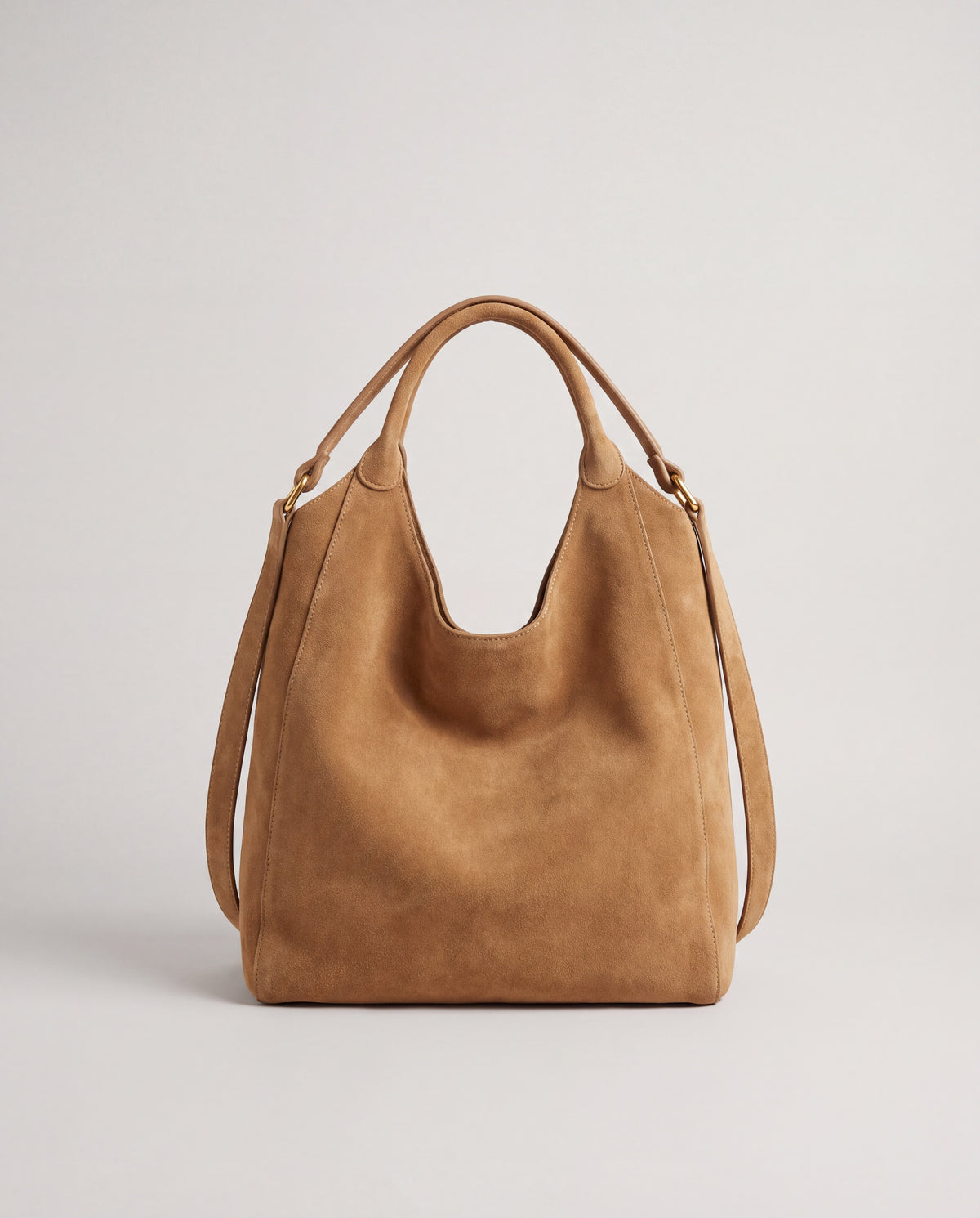 Fiato bag in Camel – front view
