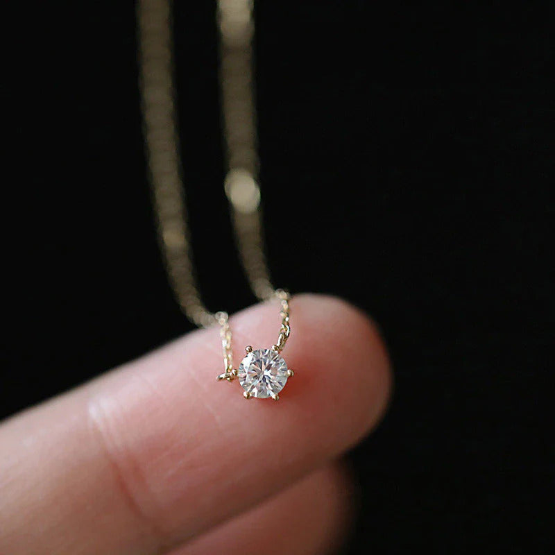Single cheap jewel necklace