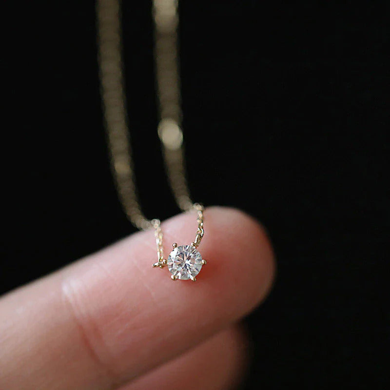 single gemstone necklace