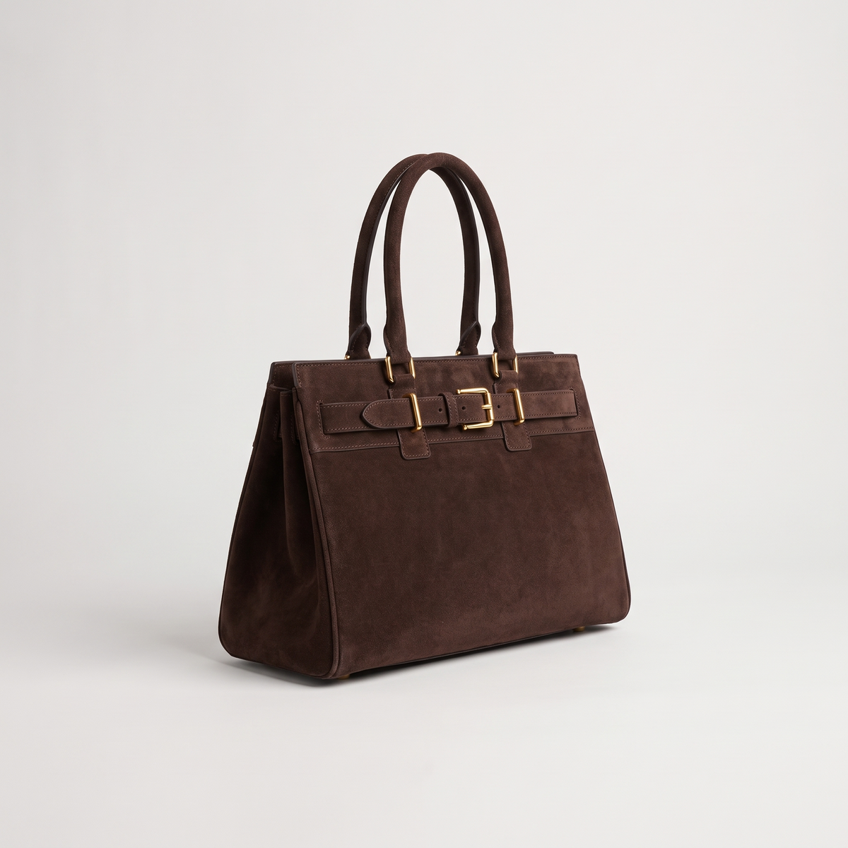 Valentina Spello top-handle bag in Coffee