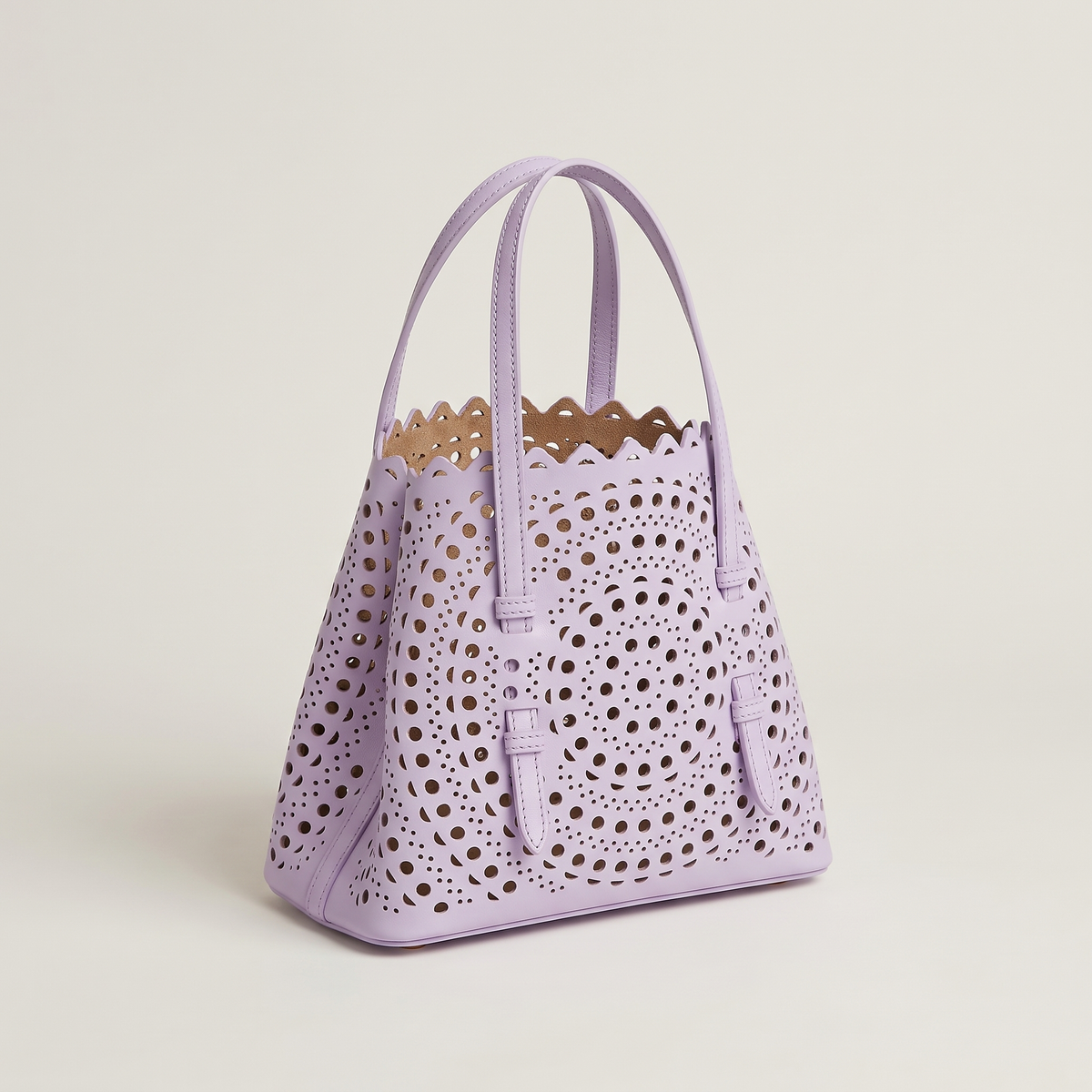 Valentina Urbino Large tote in Lavender