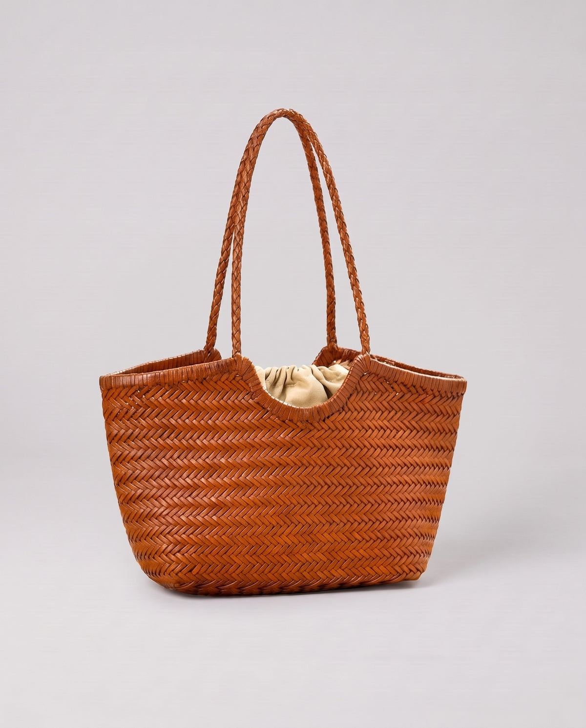 Valentina Matera Small bag in Caramel, front view