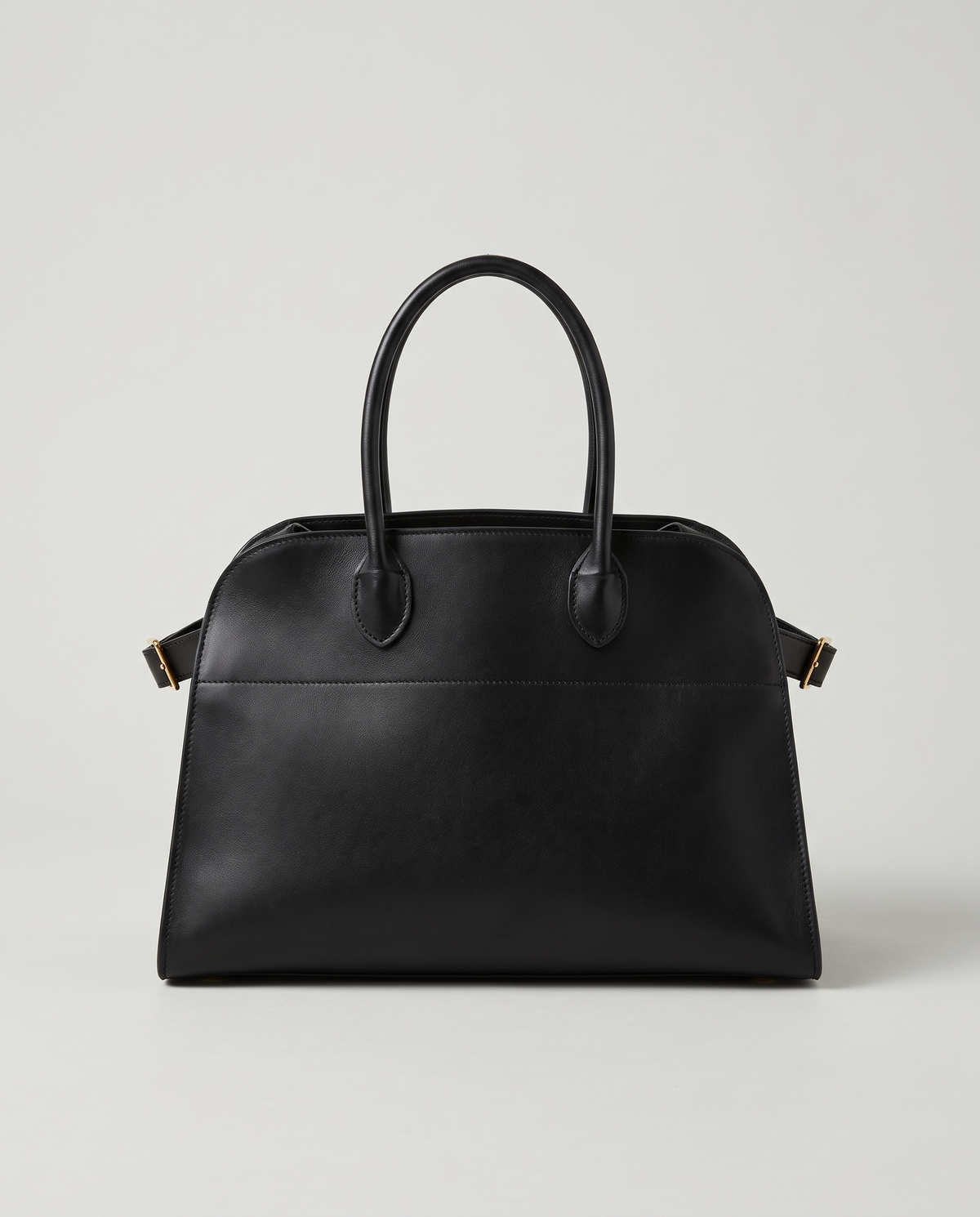 Milano Small top-handle bag in Black – front view