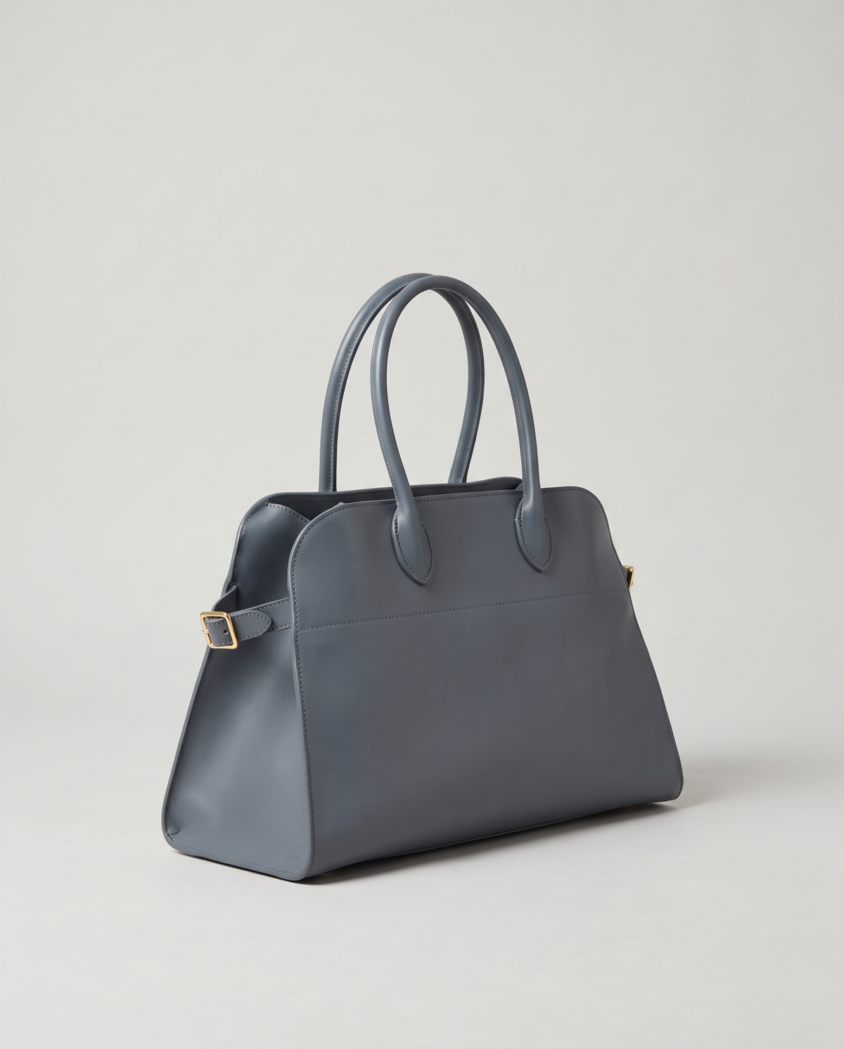 Milano Small top-handle bag in Slate – three-quarter view