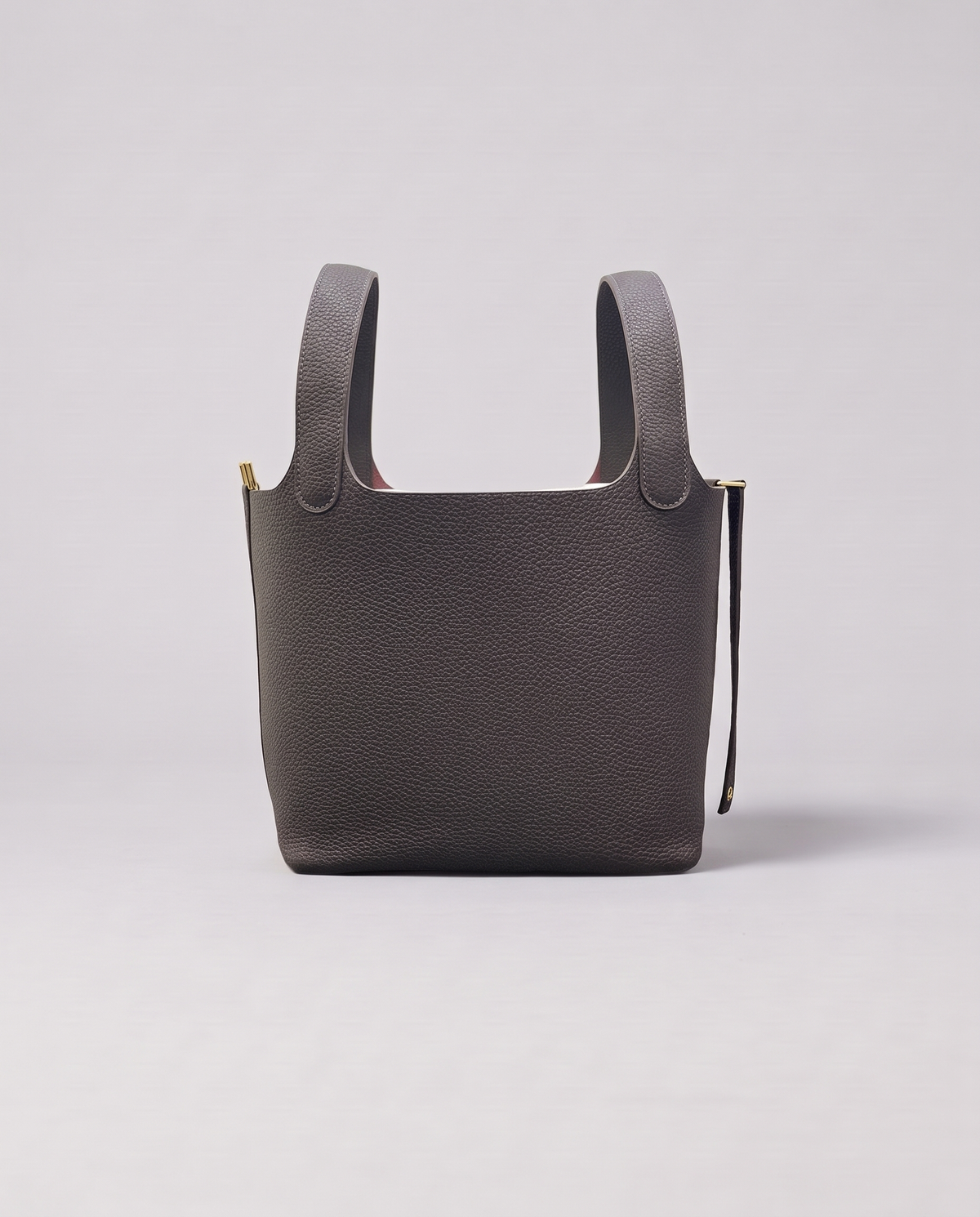 Valentina Ostuni Small bag in Charcoal, front view
