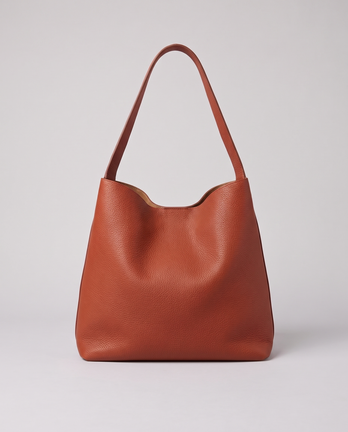 Valentina Tela Small bag in Rust, front view