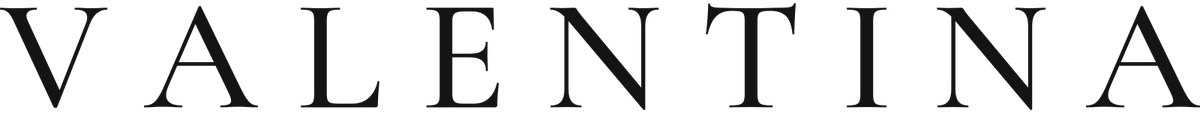 VALENTINA logo black