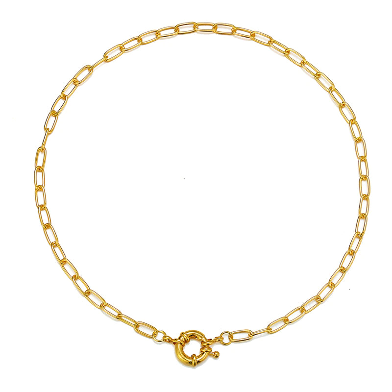 Valentina & Rose - Doutzen Gold Hoop Close Necklace