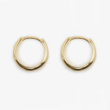 Valentina & Rose - Round Gold Earrings 