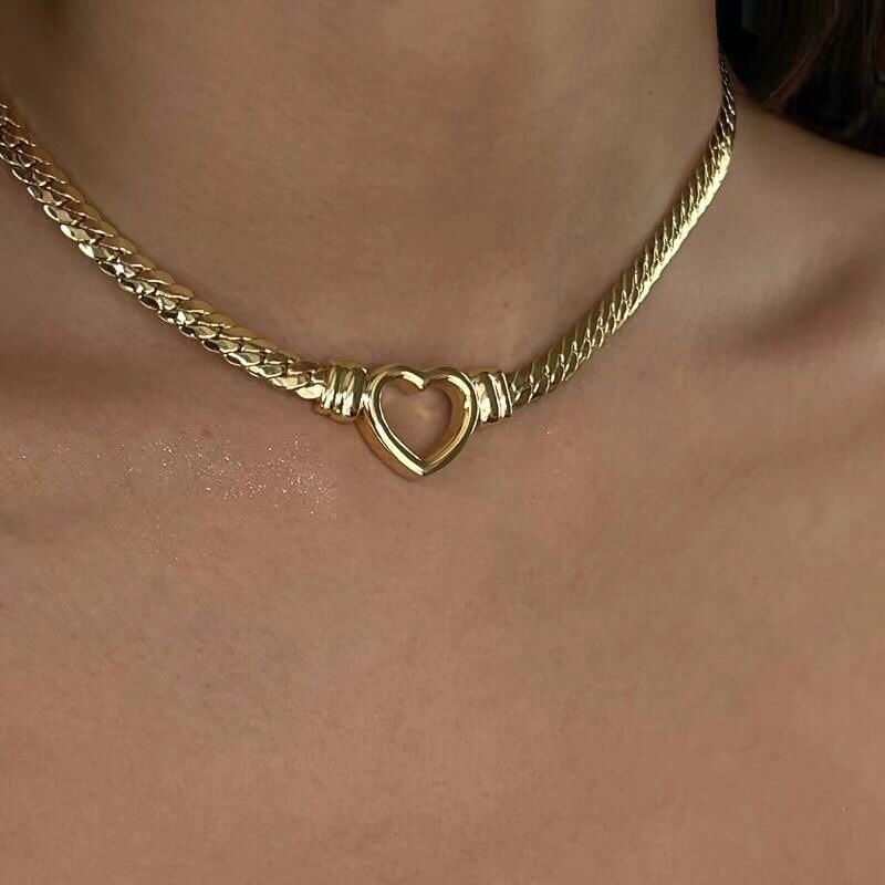 womens gold necklace