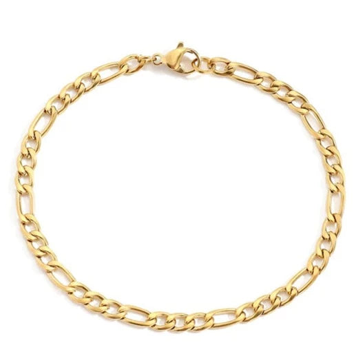 Valentina & Rose - Astrid Gold Figaro Link Bracelet